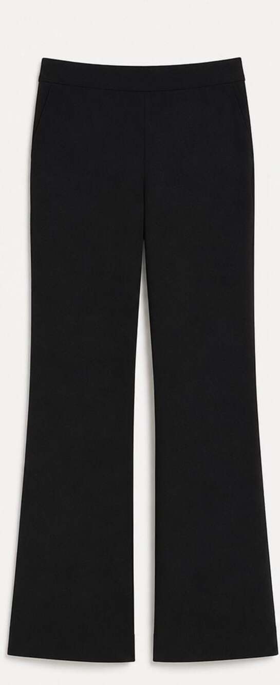 Ann Taylor Petite Black Flare Pants Size 8P
